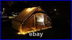Aisunss inflatable outdoor camping tent family 3-4 person Easy Set up glamping