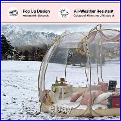 Alvantor Outdoor Bubble Tent Clear Dome Igloo Tent Shade Canopy Patio Backyard