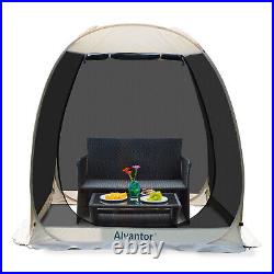 Alvantor Outdoor Screen House Room Instant Pop Up Canopy Gazebo Camping Tent