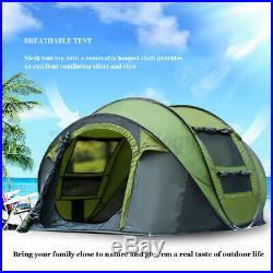 Auto Pop Up Tent Waterproof Portable Outdoor Camping Hiking 5-8 Person With2Doors