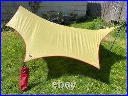BILL MOSS Tent Wing withPOLES SEATTLE WA USA Hepta Vista TARP RARE Vintage Shelter