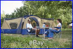 Base Camp 14-Person 4-Room Tent With 4 Entrances Outdoor Camping Instant Shelter