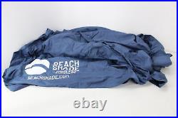 Beach Shade BSC1 Original Cordless Windproof Beach Umbrella Sun Shelter Blue
