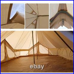 Bell Tent 6x4M Emperor Tent Twin Ultimate Safari Waterproof Hunting Wall Tent US