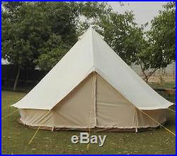 Bell tent 4 Meter 4M, 5 Meter 5M Glamptex 400-Ultimate ZIG Zipped-in-Groundsheet