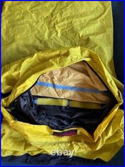 Bibler Yellow Bivy (Black Diamond) Todd Tex withzip mesh face+BD bivy footprint