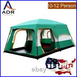 Big 10-12 person tent. 10'x14'x7' Water proof, ventilation, porch, Heavy duty