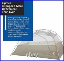 Big Agnes Copper Spur HV UL4 Backpacking Tent, Orange THVCSO420 NEW