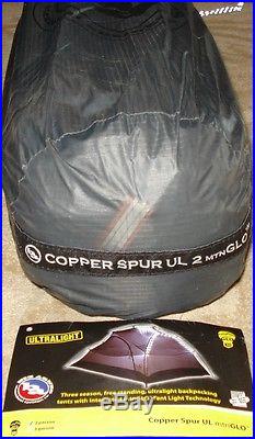 Big Agnes Copper Spur UL 2 mtnGLO 2 Person 3 Season Tent BRAND NEW WITH TAGS