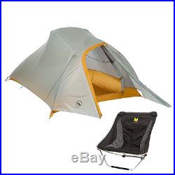 Big Agnes Fly Creek UL 3 Person Tent With FREE Camping Chair