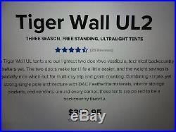 Big Agnes Tiger Wall UL2 Super Light TTWUL218 Tent NEW with Tags