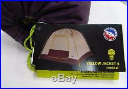 Big Agnes Yellow Jacket 4 mtnGLO Tent for 4 Person