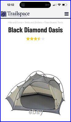 Black Diamond Oasis Tent, 2/3 Person Tent