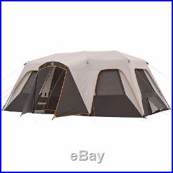 Bushnell 12 Person 3 Room Instant Cabin Large Family Tent Outdoor Hiking Camping