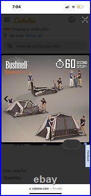 Bushnell 6 Person Instant Cabin 11' x 9
