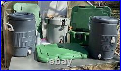 CAMBRO Coolers Water Coolers Camping Canoe Outdoor USED 6 Pieces
