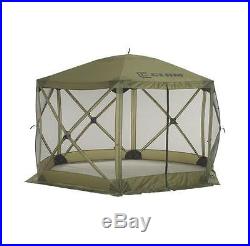 CLAM Escape Screen Hub Tent 6 Sided Green/Black 9281