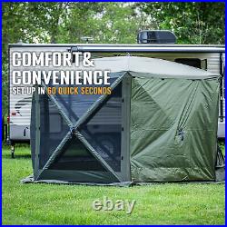 CLAM Quick-Set Escape 11.5 x 11.5 Foot Portable Outdoor Canopy Shelter, Green