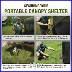 CLAM Quick-Set Escape 11.5 x 11.5 Foot Portable Outdoor Canopy Shelter, Green