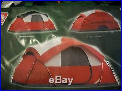 COLEMAN 8-PERSON DOME TENT- WATERPROOF WEATHERTEC CAMPING HIKING OUTDOOR NEW