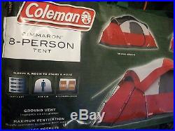 COLEMAN 8-PERSON DOME TENT- WATERPROOF WEATHERTEC CAMPING HIKING OUTDOOR NEW