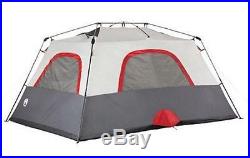 COLEMAN 8-PERSON TENT DOUBLE HUB WATERPROOF WEATHERTEC INSTANT CAMPING HIKING
