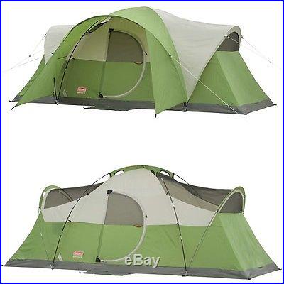 COLEMAN MONTANA 8 PERSON/MAN MODIFIED DOME/CABIN TENT FAMILY & SCOUTING CAMPING