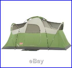 COLEMAN Montana 6 Person WeatherTec Family Camping Tent with Carry Bag 12' x 7