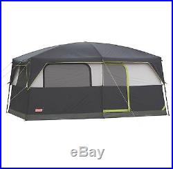 COLEMAN Prarie Breeze 9 Person WeatherTec Camping Tent with Fan 14 x 10 (Open Box)