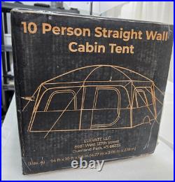 CORE 10 Person Tent Straight Wall Cabin Tent 14' x 10' ROOM DIVIDER NEW