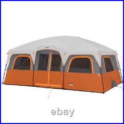 CORE 12 Person Orange Tent 16x11 Large Multi Room Tent for Family Used 1x Once