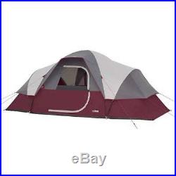 CORE 9-Person Extended Dome Tent, 16 x 9 Feet, Red (Open Box)