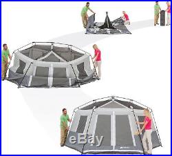 Cabin Tent Camping Family Shelter Outdoor Instant Hexagon Ozark Trail Easy Setup