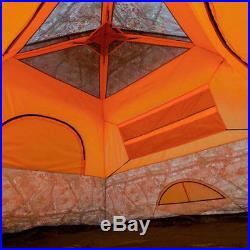 Cabin Tent Instant Hiking Camping Camouflage Outdoor Family 6-Person Fast Set Up