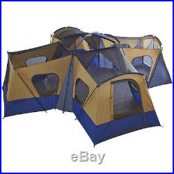 Cabin Tent Ozark Trail 14 Person Camping Family Outdoor Instant Tents 4 Room New