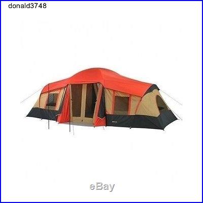 Cabin Tents Family 10x Person Camping Outdoor 3 Room Dome Camping Equipment