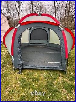 Camel camping tent sleeps 6 persons Hexagon dome 10' x 12 x' 6' 6