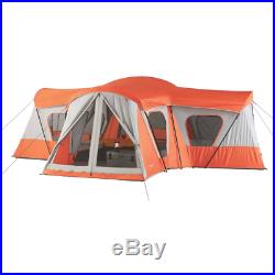 Camp Tent Shelter Outdoor Camping Sleep Tents Rooms Door 14-Person 4-Room Base