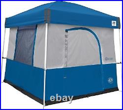 Camping Cube Sport, Converts 10' Angled Leg Canopy into Camping Tent, Royal