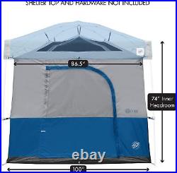 Camping Cube Sport, Converts 10' Angled Leg Canopy into Camping Tent, Royal