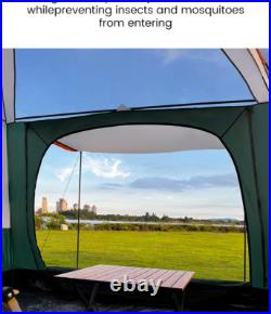 Camping Family Hiking Tent 8-12 Person Double Layers Oversize 2 Rooms