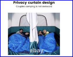 Camping Family Hiking Tent 8-12 Person Double Layers Oversize 2 Rooms