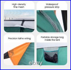 Camping Family Hiking Tent 8-12 Person Double Layers Oversize 2 Rooms