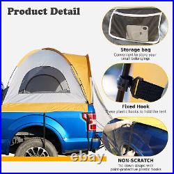 Camping Full-Size Tent Truck Bed Tent 5' 8' Pickup Tent Waterproof Foldable