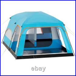 Camping Hiking Tent 8 People 174x128 Portable Family Backpacking Instant Cabin