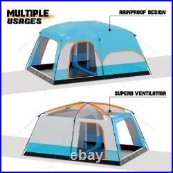 Camping Hiking Tent 8 People 174x128 Portable Family Backpacking Instant Cabin