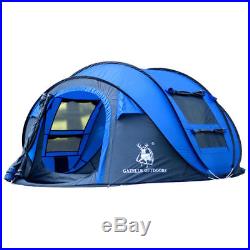 Camping Pop up Tent 3-4 Person Automatic Travel Fishing Hiking Shelter Windproof