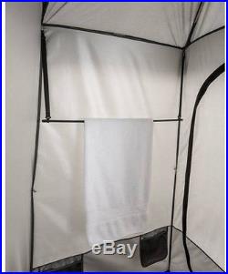 Camping Shower Tent Heater Solar Hot Water Portable Utility Shelter 2 Room Tent