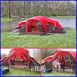 Camping Tent 10 Person Large Cabin Easy Setup Family Shelter Hiking Outdoor NEW