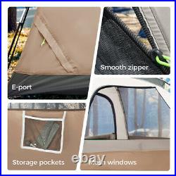 Camping Tent 6 People Family Tents Outdoor Travel Easy Setup Removable Rainfly